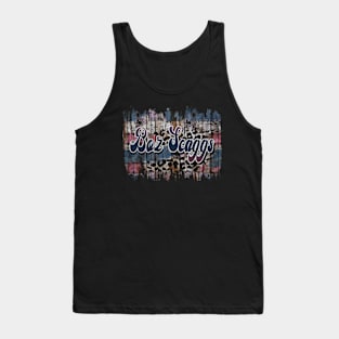 Retro Pattern Boz 80s 90s Birthday Style 70s 80s Tank Top